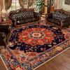 Персидский Ретро Ковер для Гостиной Декорация Дома Утолщенный Фланелевый Ковер для Зоны Дивана Ковры для Спальни Татами Нескользящий Напольный Коврик Бытовой
