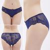 Trendy Women Underpants Low Waist Cooling Elastic Pure Color Lady Briefs for Inner Wear