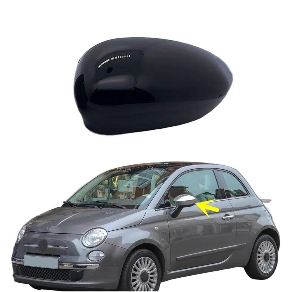 Left Side Wing Mirror Cover Cap Casing For Fiat 500 2007-2020