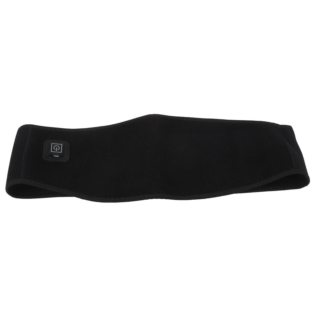 Electric Heated Waist Support USB Adjustable Hook And Loop Heating Waist Support Pad Black