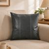 Waterproof PU Leather Throw Pillow Covers Zipper Style Pillowcase Cushion Cover  Living Room