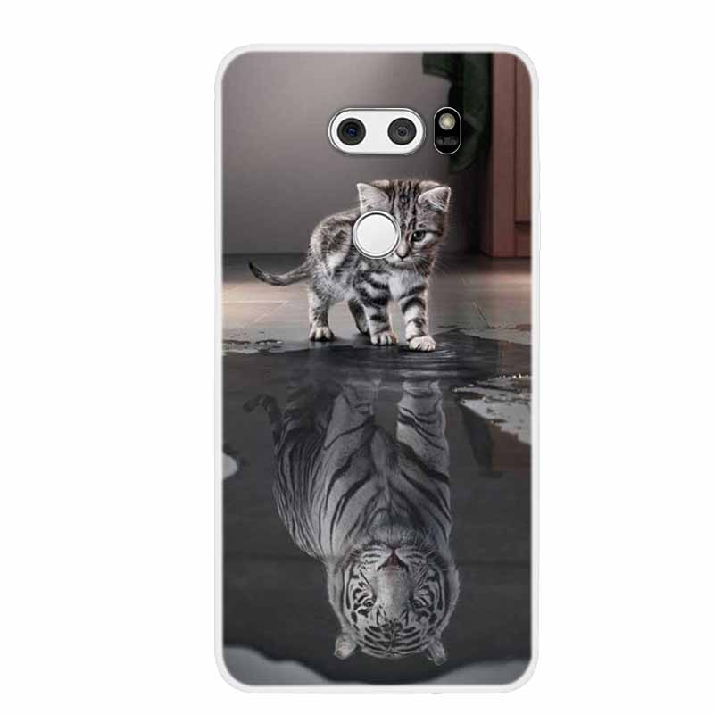 For LG V30 Cases v30 Plus V50s Clear Soft TPU Silicone Phone Cases For LG V50S Thinq / G8X Thinq Back Cover For LGV30 V 30 V 50S