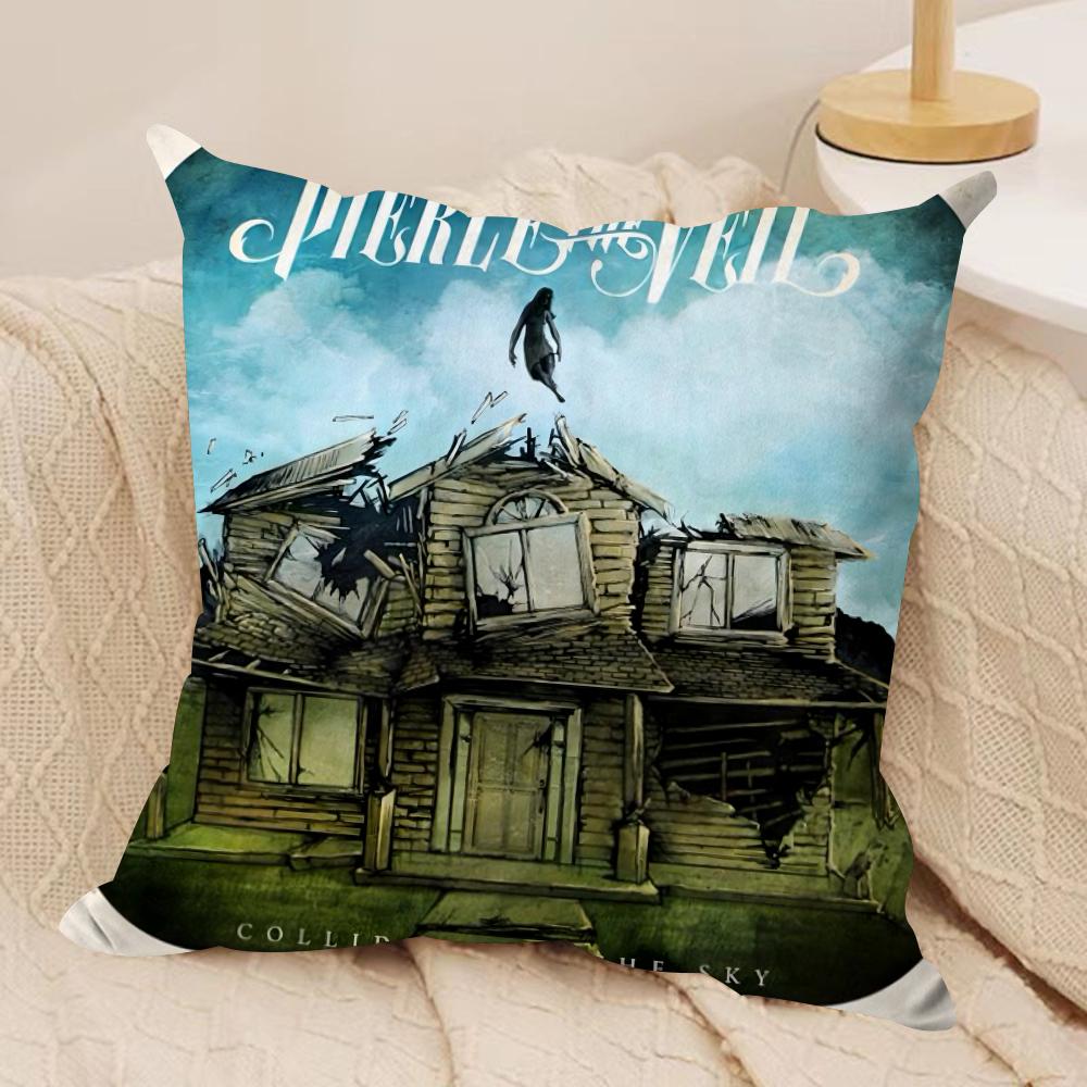 Чехол на подушку Pierce The Veil, шелковистый короткий плюш, двусторонний печатный наволочка для дивана, для всех сезонов, декор для дома, подарок