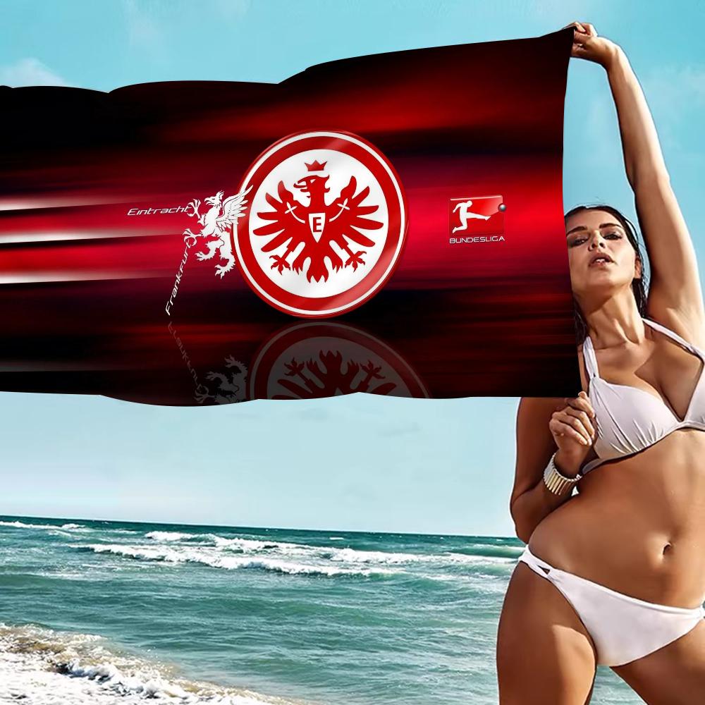 Футбольный клуб E-Eintracht F-Frankfurt Микрофибра Пляжное полотенце Впитывающее Быстросохнущее Мягкое Йога Плавание Курорт Альпинизм Полотенце