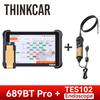 THINKCAR THINKSCAN 689BT PRO Топологический Ключевой Программатор Автомобильный Диагностический Инструмент J2534 Двунаправленный Автомобильный OBD2 Сканер Кодирование ЭБУ
