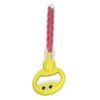 Bubble Wands Bulk 32 Holes Leakproof Plastic Children Smiling Face Bubble Stick for Outdoor Yellow
