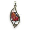 28 Ct Natural Australian Opal 925 Sterling Silver Oval Cut Pendant CERTIFIED