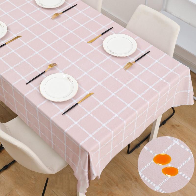 Роскошная высококачественная водонепроницаемая и маслостойкая скатерть из ПВХ, не требующая мытья, прямоугольный бытовой стол, чайный столик и настольная ткань