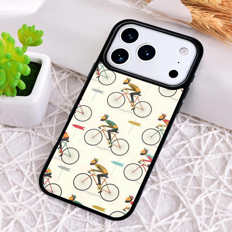 BIKE CYCLING Спортивный чехол для телефона для iPhone 17 Air 16 15 11 12 14 13 Pro Max Ударопрочный чехол