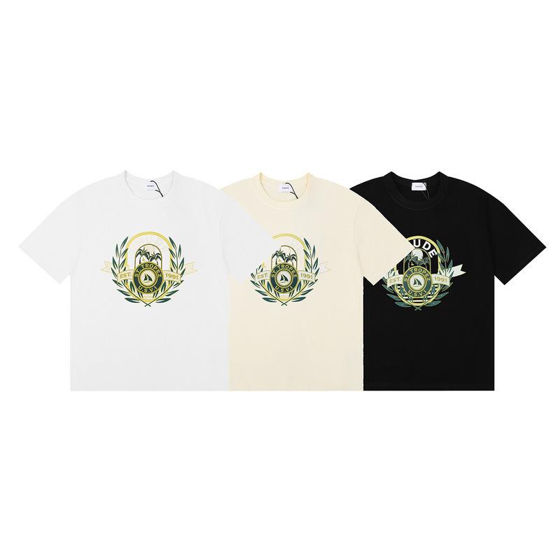 Summer new European and American trendy brand R unisex couple's loose pullover short-sleeve T-shirt, youth short-sleeve T-shirt
