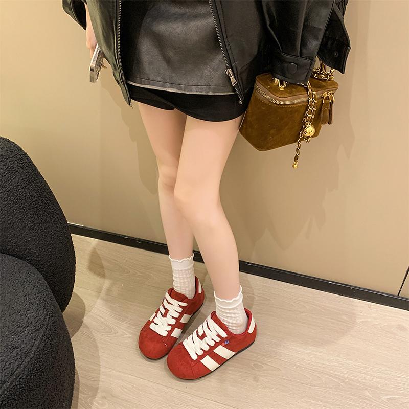 Женская обувь 2025 Тренд Повседневные кроссовки Удобные плоские туфли на шнуровке Теннисные туфли Дышащая обувь для ходьбы и бега Zapatillas De Mujer