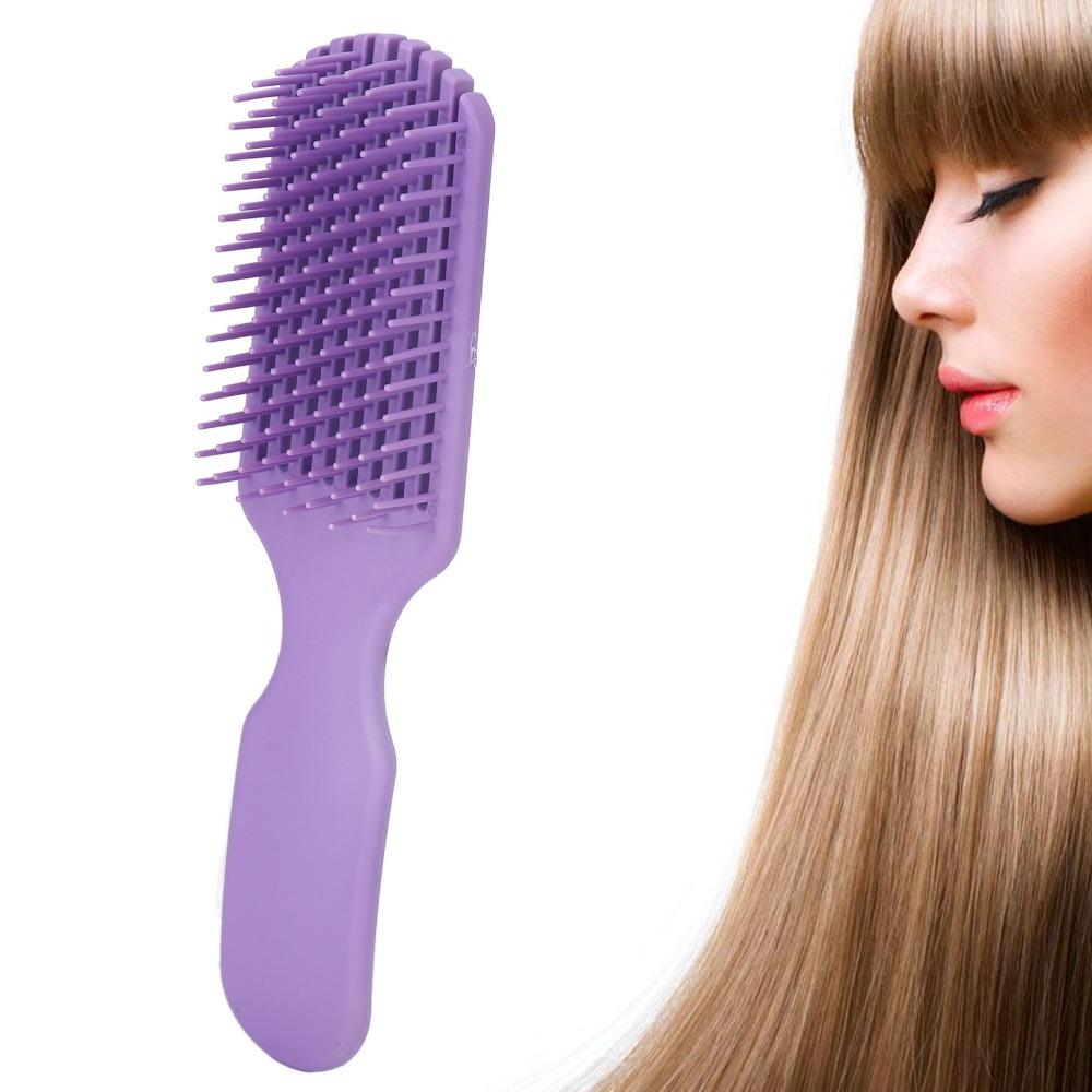3pcs Rounded Tips Hair Detangler Comb Nine Claw Comb Massage Hair Brush Shower Use