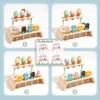 Wooden Ice Simulation Cream Shelf Children Puzzle Interactive Toy Gift For