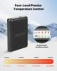 Heated Socks, 6000mAh Battery Powered, Rechargeable Heating Socks with 4 Heating Levels, Electric Heated Sock with APP Control for Men Women, Foot