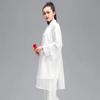 Tai Chi Kiyimlari Ayollar Gazli Bir qismli Mashq Plashi Elegant Tashqi Plash Erkaklar Xitoycha Uslub Guruh Ijrosi Musobaqa Sholi