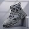 2025 New High-top British Style Men's Martin Boots Men's Shoes Fashion Trend Casual Shoes Youth Tooling Boots
