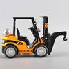 Diecast Metal Forklift Model Car Warehouse Lift Truck Engineering Vehicle Models  Kids Toy