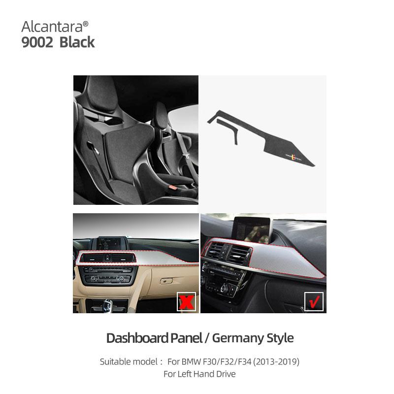 Для BMW F30 F32 F34 Серии 3 4 Из Алькантары Панель Приборной Доски Отделка Приборов Наклейки M Performance Аксессуары для Интерьера Автомобиля