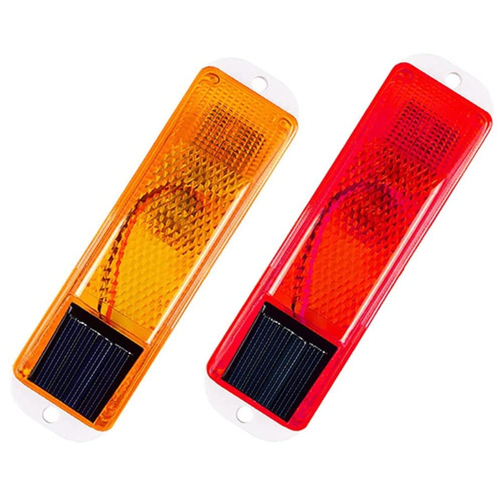 Aolyty Солнечный сигнальный фонарь, Светодиодный свет, Стробоскоп, Датчик освещенности, Автоматическое мигание, Вспышка, Ультраяркость,