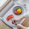 Vegetable Meat Chopping Board Multifunction Chopping Blocks Sinks Drain Basket Kitchen Accessories Tools Kitchen Cutting Board