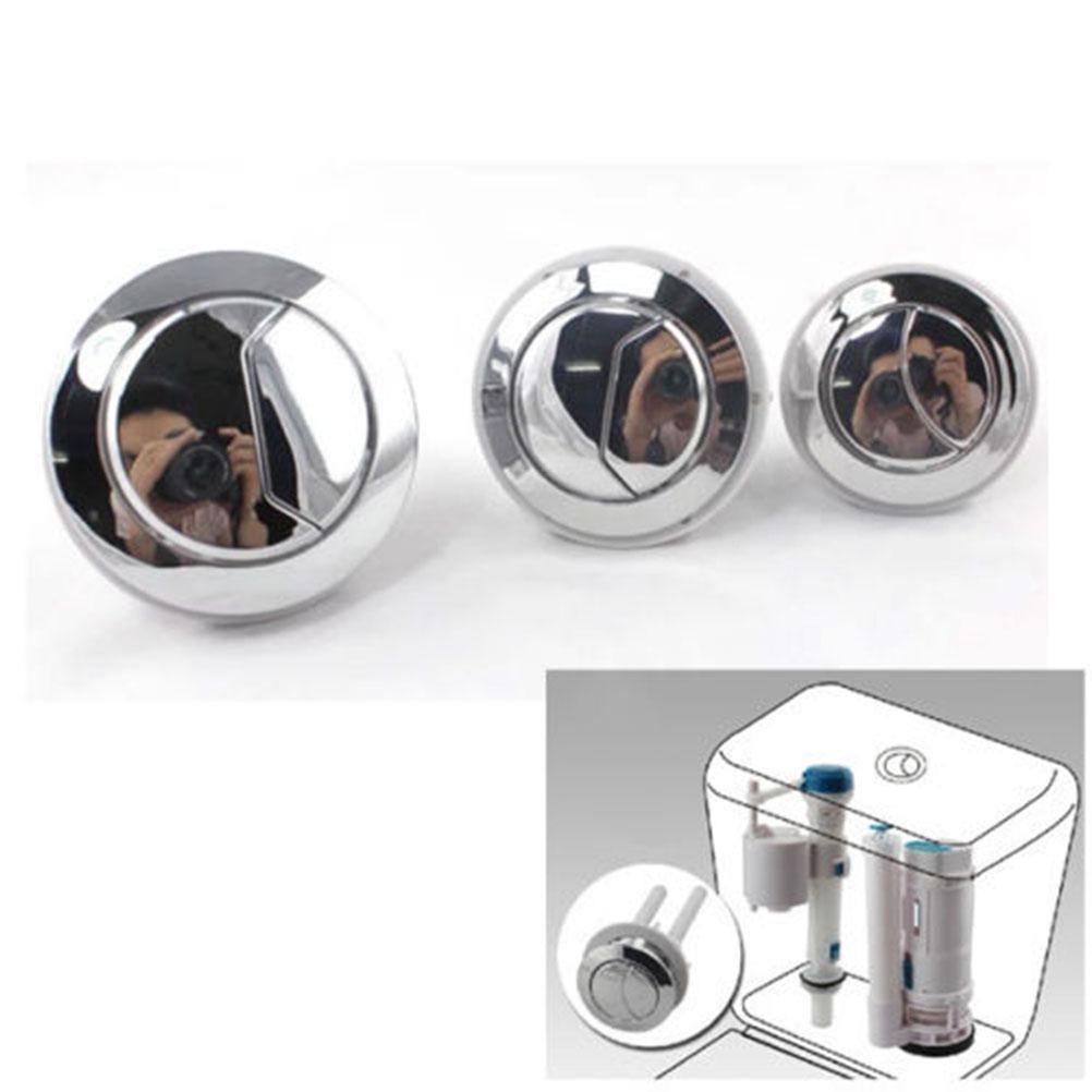 Пластиковая двойная кнопка бака для туалетной воды смыва с 2 стержнями для отверстия 38 48 58 мм