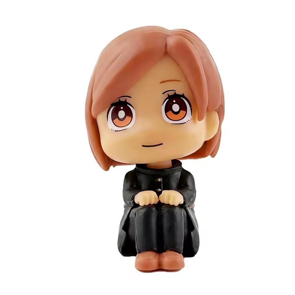 Фигурка Jujutsu Kaisen 7-9 см Аниме Итадори Юдзи Годзё Сатору Фусигуро Мегуми Кугисаки Милая Игрушка Украшение для Автомобиля ПВХ Модель Подарок