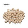 100 Pcs Wood Push Pins Round Head Wooden Pushpins Wooden Thumb Tacks TW