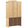 Vidaxl Witryna Corona, 103,5X42X180 Cm, Lite Drewno Sosnowe