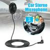 Автомобильный навигационный микрофон, чувствительный всенаправленный Plug Play автомобильный проводной внешний Bluetooth 3,5 мм, вставной микрофон для автомобиля