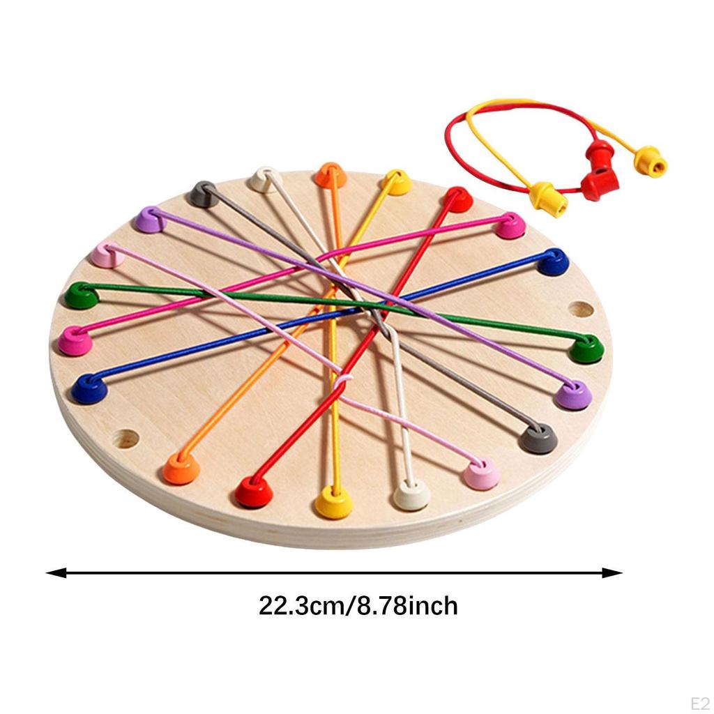 Rope Dismantle Toys Loosen Toy Table Game Portable Color Puzzle Challenge Board