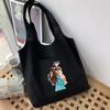 Canvas Bag Women‘s Shopping Bags Commuter Shopper Vest Bag Mom Series Grocery Eco Handbags Student Tote Bag Bags for Women