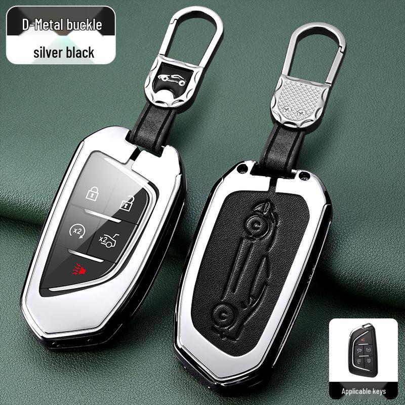 Премиальный металлический чехол для ключа Cadillac XT5, CT5, XT4, XT6, CT6, XTS, ATSL, CT4