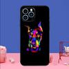 Cartoon Doberman Dog Phone Case For iPhone 17 16 14 13 12 11 15 Pro Max mini 15 16 Plus 16e 17 Air Bumper Cover