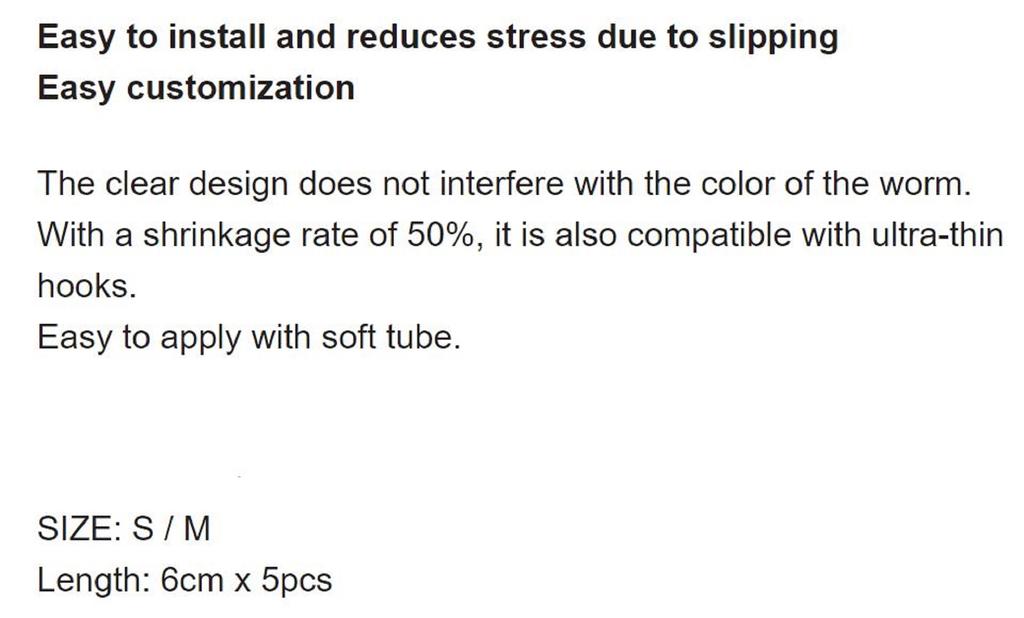 Harimitsu Magbite MBA11 Worm Keeper Heat Shrinkable Size M (5631)