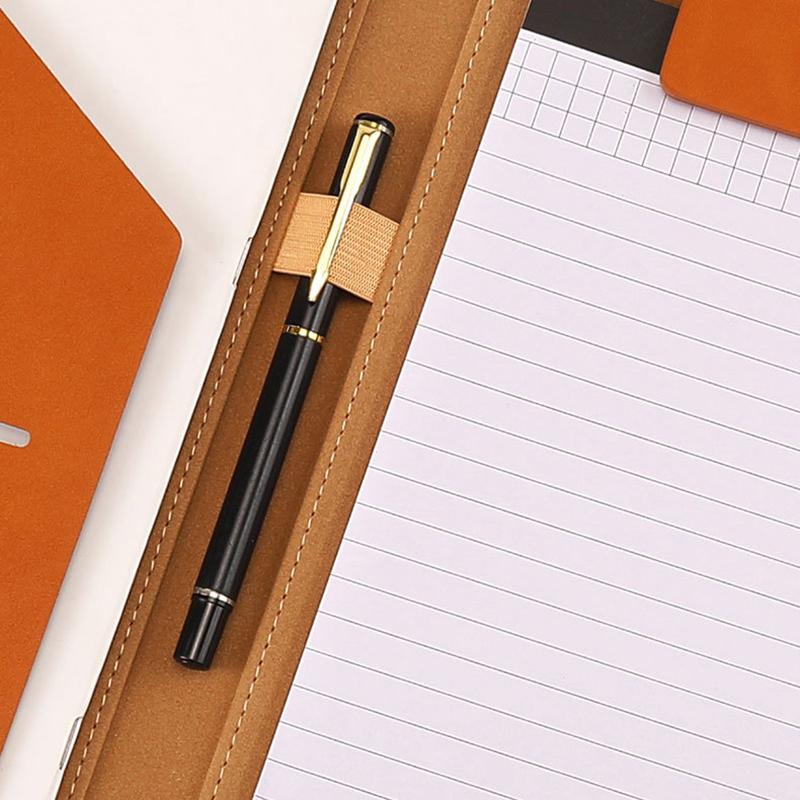 A4/A5 письменный стол с застежкой бизнес-папка многофункциональная кожаная папка с зажимом для конференций папка для офиса