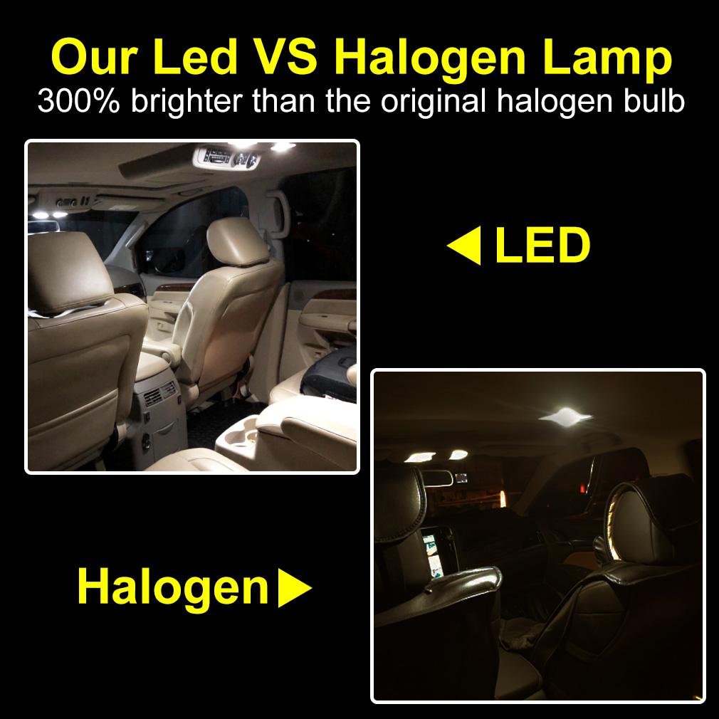 2 шт. W5W светодиодный T10 автомобильный фонарь CSP 6000K белый автомобильный номерной знак 194 168 светодиодный светильник для салона автомобиля купольные светильники постоянного тока 12 В