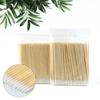 100 Pcs  Lint Free Micro Brushes Wood Cotton Buds Swabs Care Cleaning Wood Sticks Cosmetic Cotton Swab Eyelash Extension Glue Removing Tools