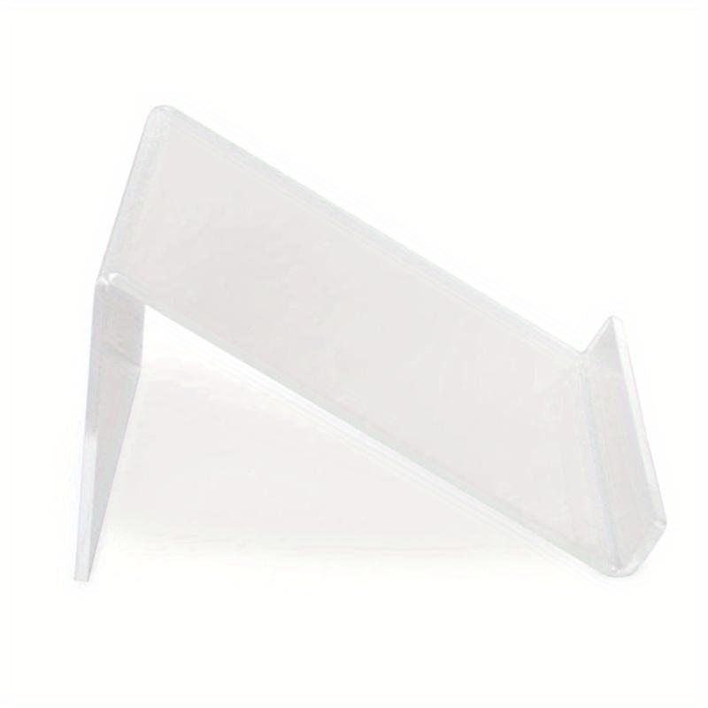 Ergonomic Acrylic Laptop Stand for Desk - Adjustable Height, Anti-Slip Design, Portable & Sturdy for Better Posture & Cooling