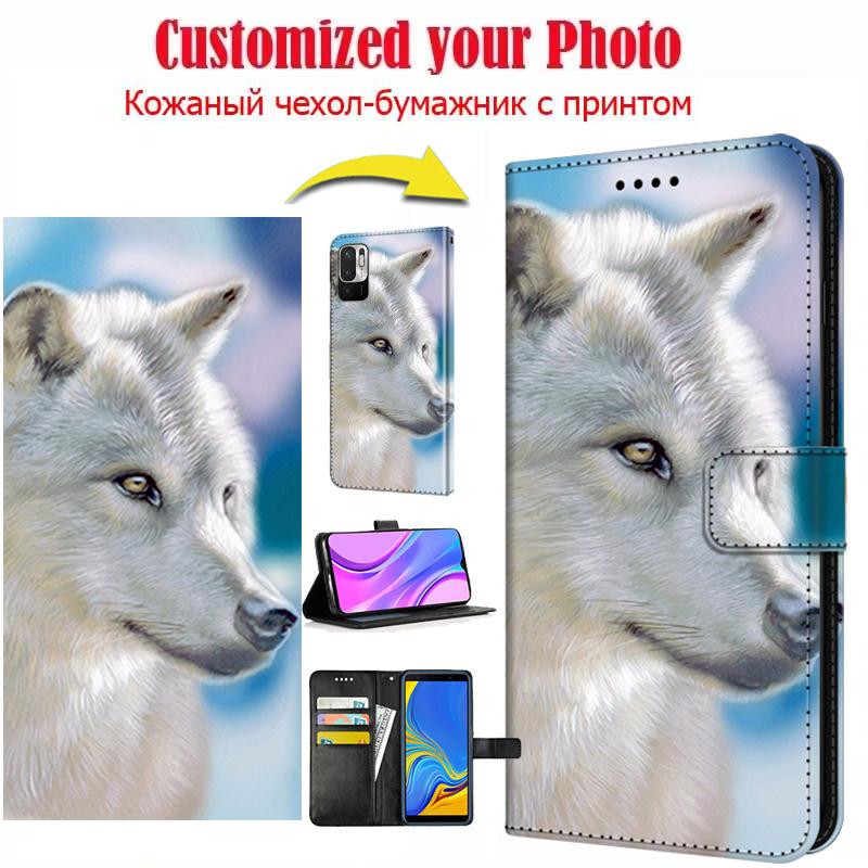 Customized DIY Phone leather Case For Moto G54 G84 G24 G14 G04 G42 Edge 50 Fusion Moto G Stylus 2022 2023 Wallet Custom leather