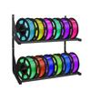 Прочный металлический органайзер для филамента 3D-принтера Настенный стеллаж для 12 катушек Стойка для хранения для дома и офиса