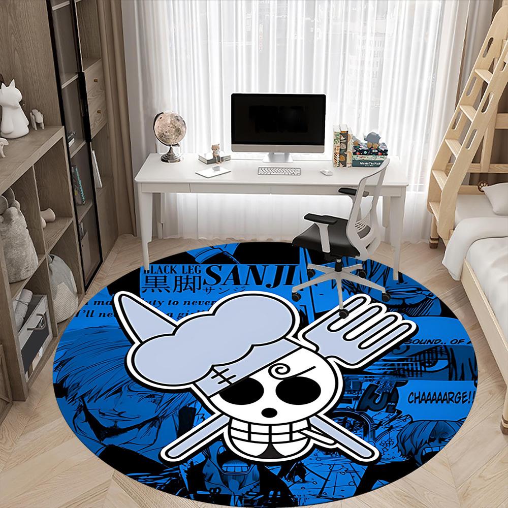 1pc Straw Hat Office Round Area Rug, Under Office Chairs Bedroom Living Room Home Decor a1022139