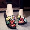 Colorful Floral Beach Slippers Woman Platform Sandalias Cozy Slip On Shoes Woman Flipflops Mujer Bling Size 35-42 Slides