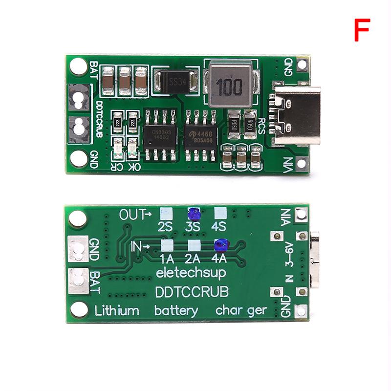 Многоэлементное 2S 3S 4S Type-C до 8,4 В 12,6 В 16,8 В липополимерное литий-ионное зарядное устройство