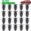 20 PCS Car Side Door Interior Panel Trim Clips Retainer Fasteners For Renault Trafic Kangoo Clio OE# 7703077434 Car Accessories