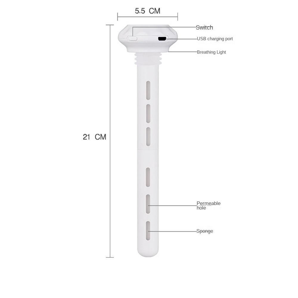LED Lamp USB Air Humidifier ABS Car Purifier Portable Mist Maker  Home