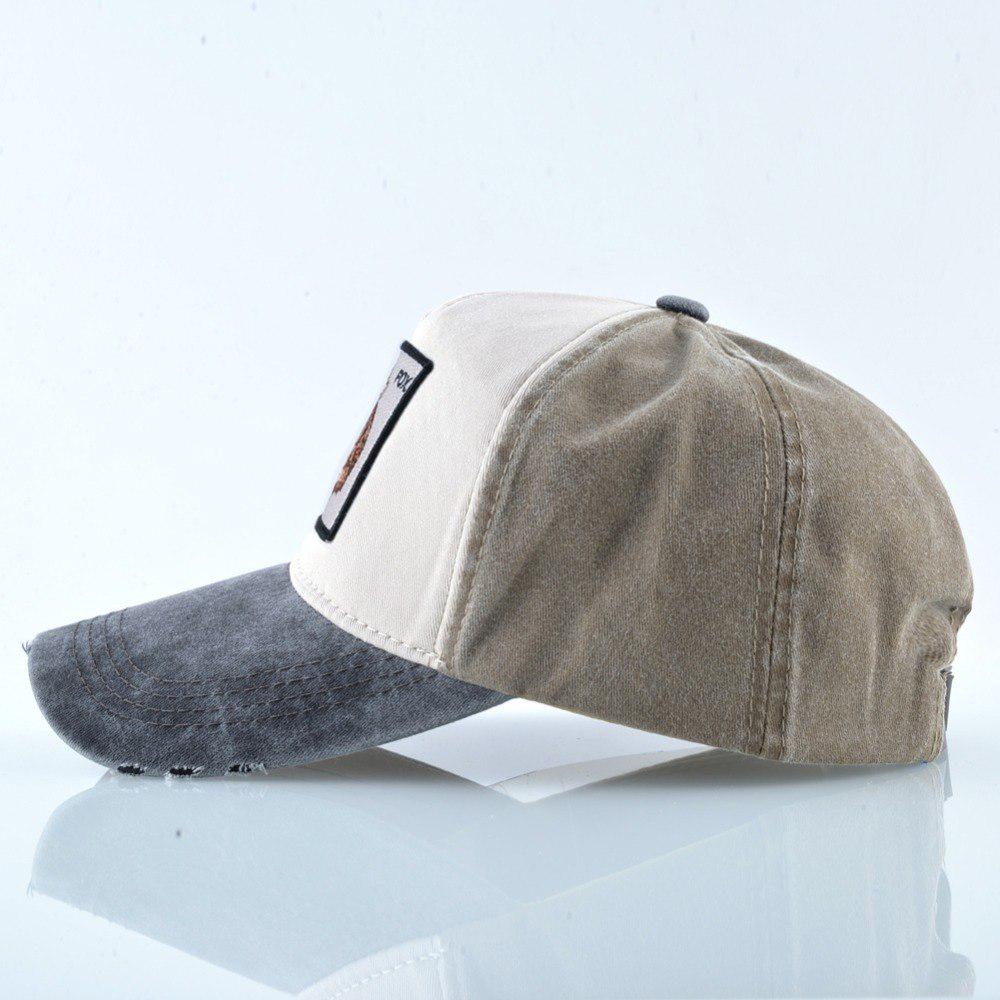 Snapback Папа Шляпы Мужская модная бейсболка с вышивкой лисы Женская уличная дышащая хлопковая кепка с козырьком