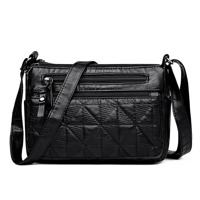 Сумка для мамы, женская сумка через плечо из ПУ, большая вместительная сумка через плечо, женская сумка среднего возраста