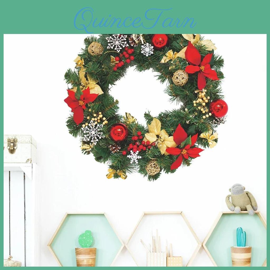 Christmas Wall Claus Santa Wreath Sticker Window Wall Decoration Selfadhesive Entry Door Shop Window Glass New Year Poster