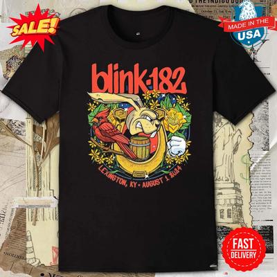Футболка Blink 182 Тур в Лексингтоне, Кентукки 1 августа 2024 г. M595