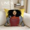 Music Lizzo Cushion Cover Pillowcase Set Pcs x x Breathable Washable Sofa Cushion Cover